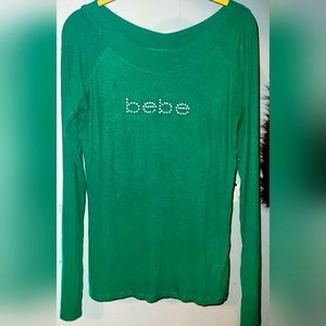 Green Bebe Top